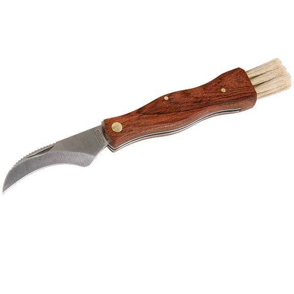 Mushroom Field-Knife | Folding Foraging Knife With Brush