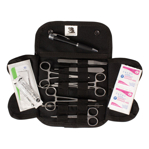 Stainless Steel Surgical Set - Black